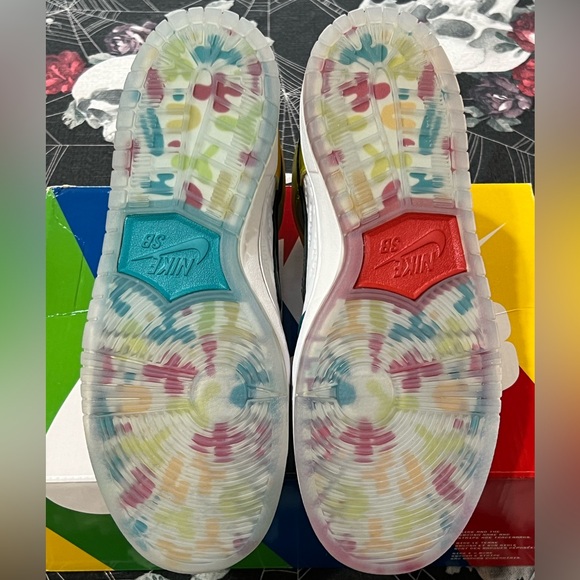 DS 2022 NIKE x FROSKATE SB DUNK HIGH PRO QS ALL LOVE EDITION SNEAKERS MENS 8.5 - Picture 9 of 11